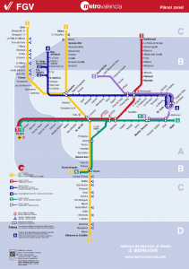 Metro Valencia map